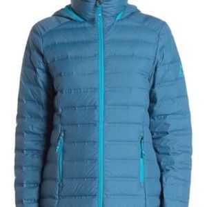 Gerry Womens 650 Fill Power Down Teal Jacket size L